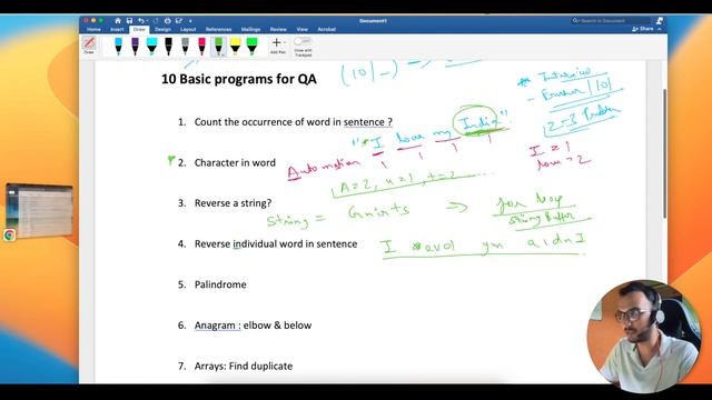 Basic Java programs for Interview - QA SDET | Logic building