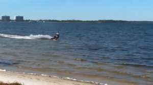 Кайтборд на слабый ветер : Тест .