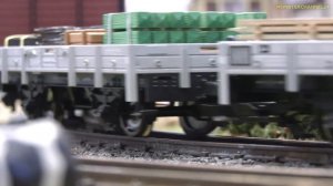 Модель крушения радиоуправляемого поезда