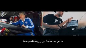 DJ Blyatman & DLB - Kamaz 7 string metal guitar cover with original MV