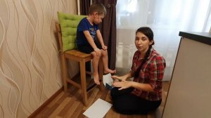 Плоскостопие у детей . Как правильно сделать отпечаток стопы !