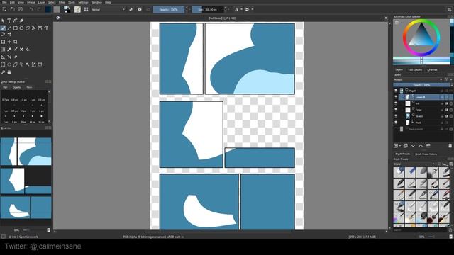 Krita Tutorial 4.1+: Creating Comic Panels! смотреть онлайн