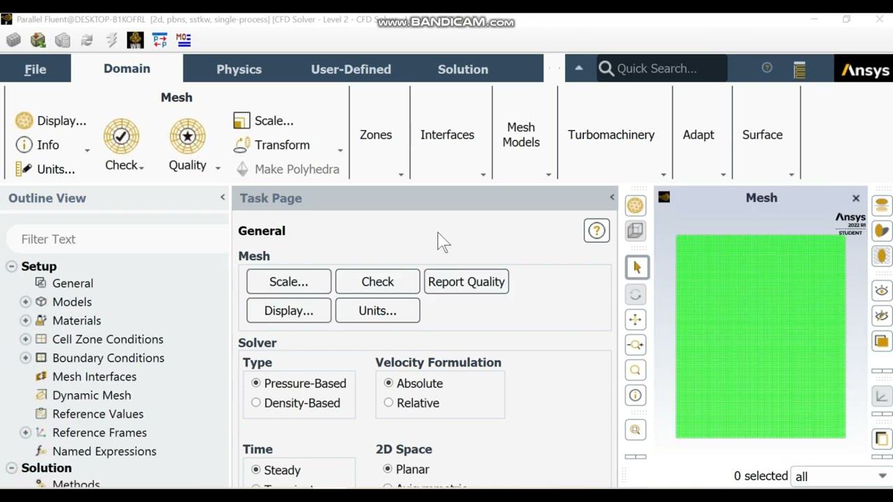 Урок 9. Моделирование движения поршня ДВС в Ansys Fluent c использованием динамической сетки