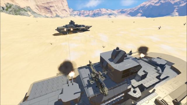 Space Engineers Battle Crawler Main Battery testing смотреть онлайн