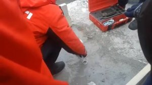 Испытание химического анкера HILTI