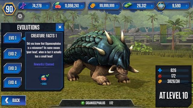 ALL HYBRID HERBIVORE DINOSAURS. All Max Level 40, All Evolutions | Jurassic World The Game смотреть онлайн