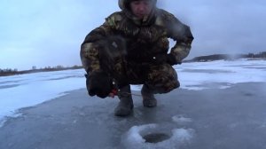 Первая рыбалка на твердой воде