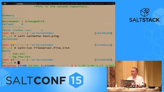 SaltConf15 - SaltStack - Introduction to the SaltStack Fileserver смотреть онлайн