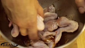 Медово чесночные крылышки в скороварке BRAND 6051