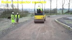 Roller compactor operator training