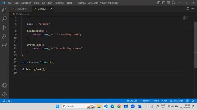 OOP's and Constructor in JavaScript || Object in JavaScript || Ways to create and display JS Object