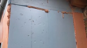 Крым.Утепляем дом.Клеим пенофлекс.