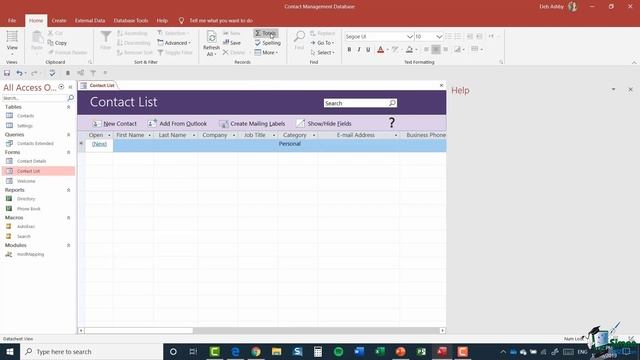 How to Use MS Access - Microsoft Access 2019 Full Tutorial - 2.5 Hours
