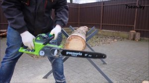 Greenworks цепная пила GD40CS (40V) и GC82CS (82V) - сравниваем