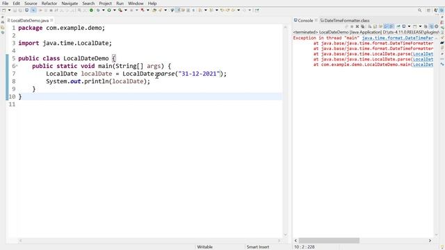 LocalDate in java 8 example | New Date class api added in java 8 смотреть онлайн