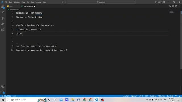 Javascript Tutorial for Beginners | Javascript for React and other application | Part-1 Introductio