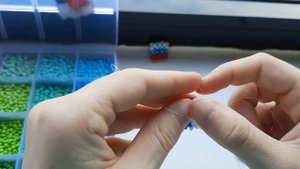 Мастер класс на флаг России из бисера??(master class on the flag of Russia from beads)