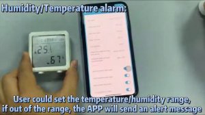 Tuya WIFI Temperature and Humidity Sensor