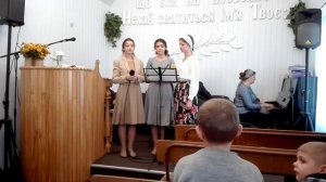 Умолкли птичьи голоса... (Любовь, Татьяна и Ірина Звозды), музика, песни МСЦ ЕХБ