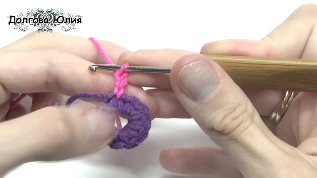 Вязание крючком цветы для начинающих //  how to crochet a flower смотреть онлайн