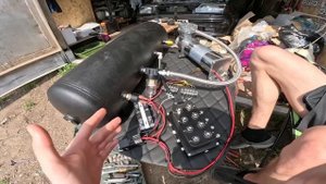 САМАЯ ЧЁРНАЯ ВАЗ 2114,УСТАНОВКА ПНЕВМЫ!