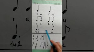 Ритм "четверть с точкой и восьмая ( длинный пунктир)"