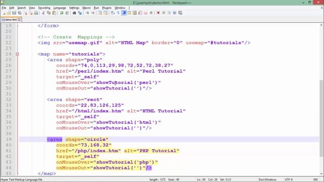 JavaScript - Image Map смотреть онлайн