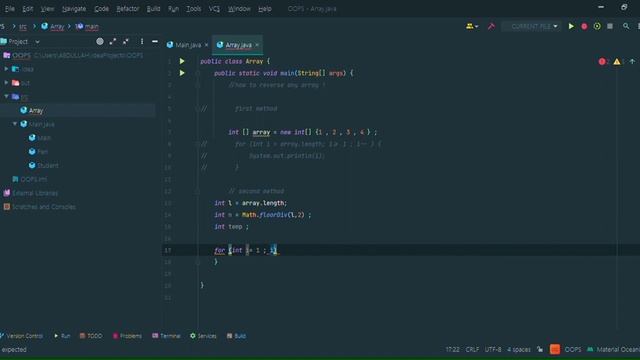 How to reverse any Array, in java Tutorial # 1 смотреть онлайн