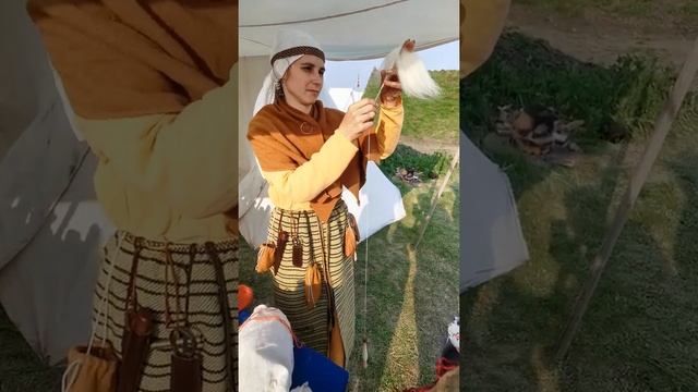 Как это работает: Средневековое веретено. Пряслице. Пряжа.
