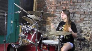 Drowning Pool - Bodies (drum cover by Natasha T.)
