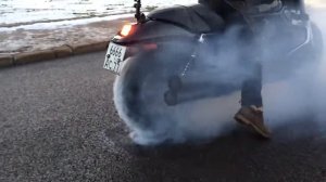 Harley Davidson V-rod BURNOUT