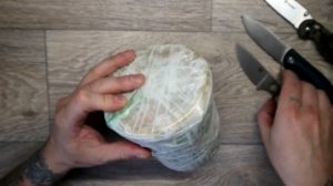 Галтовка (Stonewash) клинка шариками из шарикоподшипников: ПОТРАЧЕНО