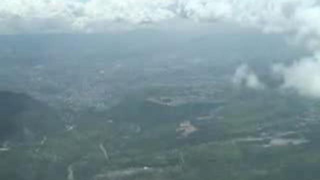 Посадка.Вид из кабины. смотреть онлайн