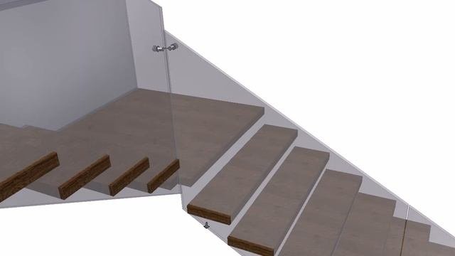 Стеклянное ограждение Вариант 2