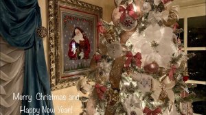 43. С Рождеством! Оформление белоснежной елки.