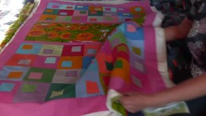 Лоскутное одеяло детское № 2.