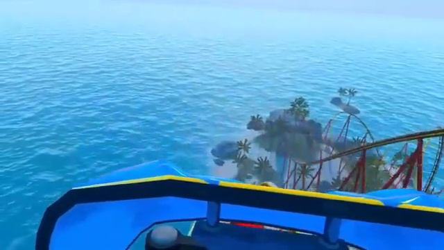 Virtual Reality : 360° Roller Coaster On Tropical Island - Oculus Quest 2