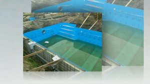 Полипропиленовый бассейн. Установка