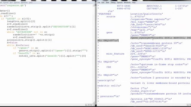 How to download and parse NCBI Nucleotide data смотреть онлайн
