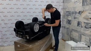 Сборка детского электромобиля Mercedes-Benz G65 AMG