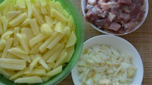 Курник со свининой и картошкой
