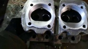 Расточка ГБЦ двигатель УД-25 на токарном станке