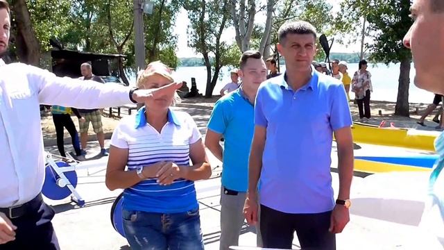 Байдарки и каноэ детям от городской власти Запорожья смотреть онлайн