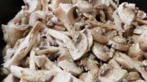 Жареные шампиньоны со сливками