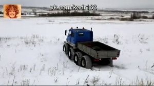 Вездеход СЕРГАЧ зимой