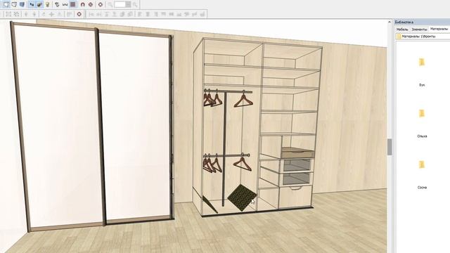 Шкаф-купе в детскую комнату смотреть онлайн