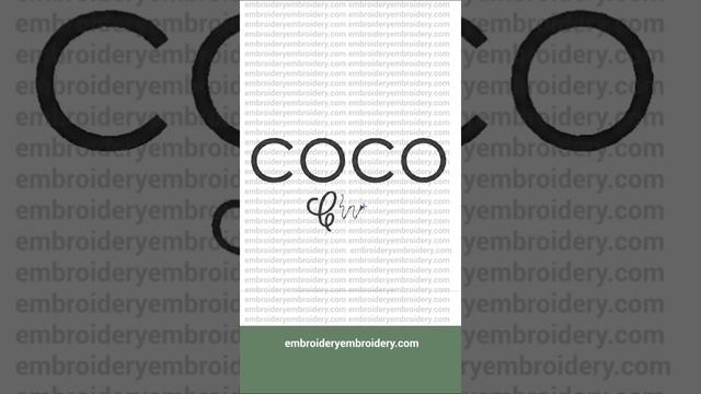 Coco Chanel Paris logo machine embroidery design files instant downloads