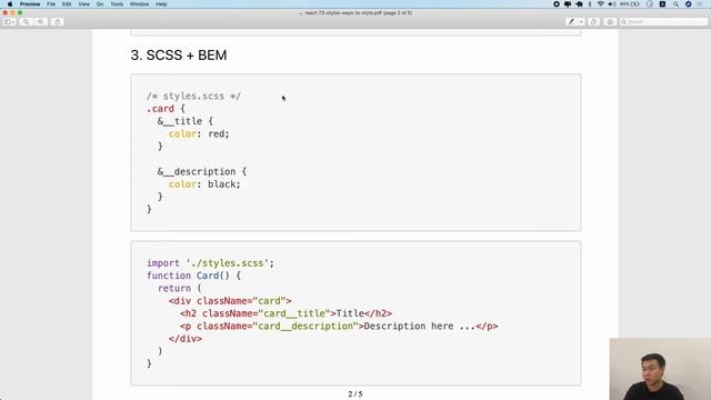 ReactJS: 14-01 Cách khác nhau để styles cho component смотреть онлайн