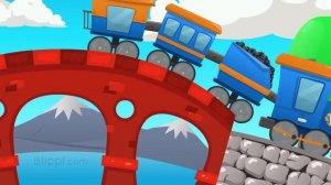 Trains for Children | Fun Train Song by Blippi