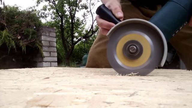 Обзор Диска Graff болгаркой УШМ режем дерево смотреть онлайн